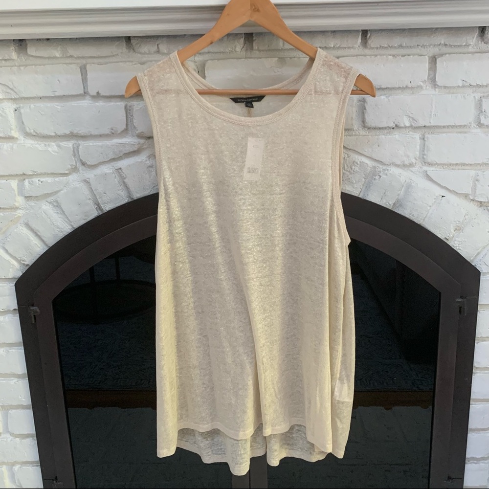 Banana Republic | Champagne Shimmer Tunic Tank